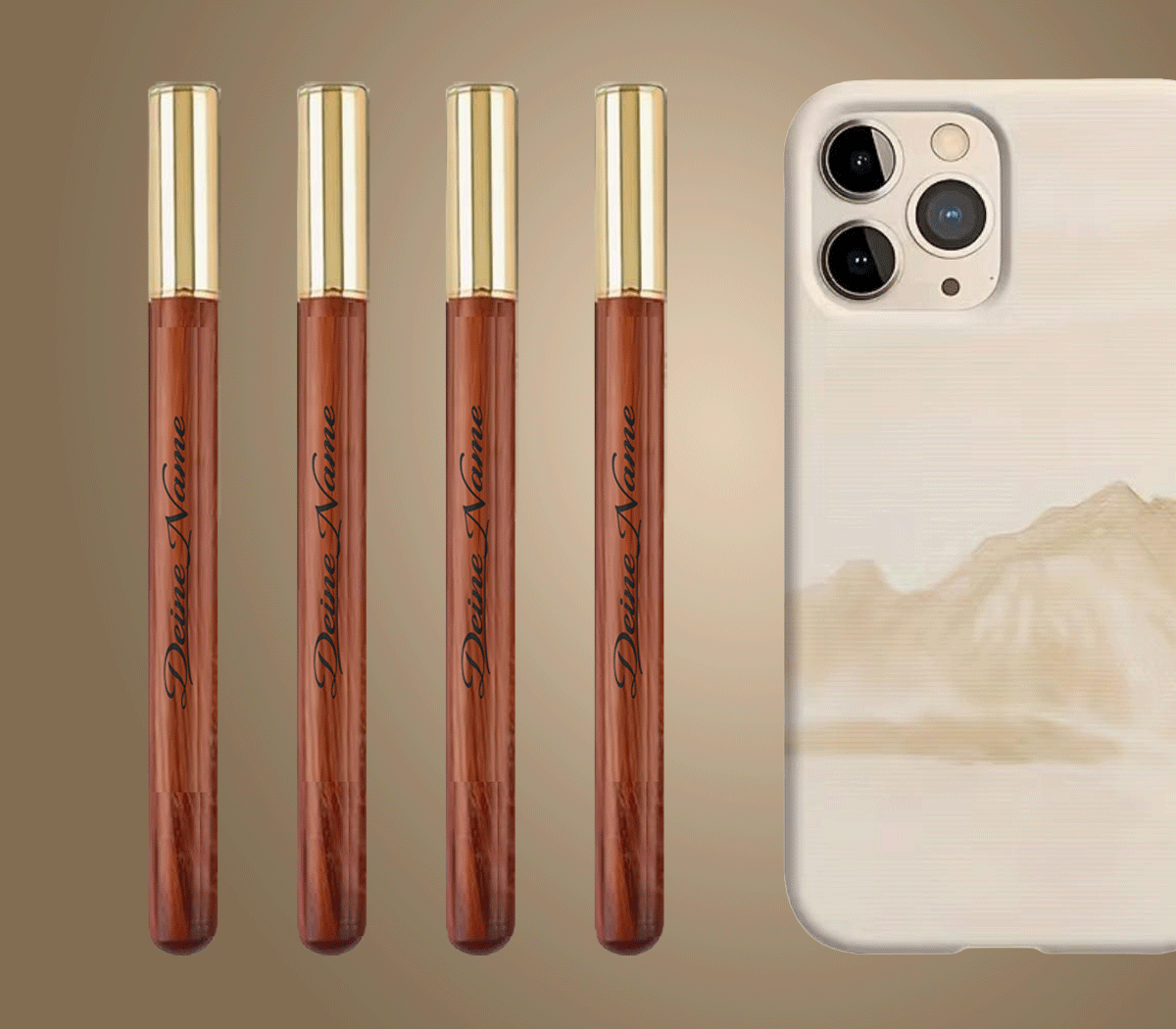 Elegant wooden ballpoint pen